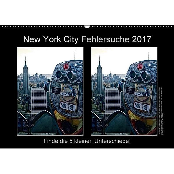 New York City Fehlersuche 2017 (Wandkalender 2017 DIN A2 quer), Mirko Weigt