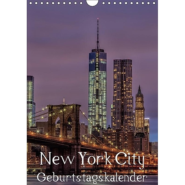 New York City Geburtstagskalender (Wandkalender 2017 DIN A4 hoch), Thomas Klinder