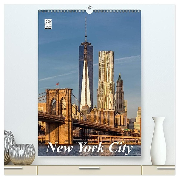New York City (hochwertiger Premium Wandkalender 2024 DIN A2 hoch), Kunstdruck in Hochglanz, Thomas Klinder