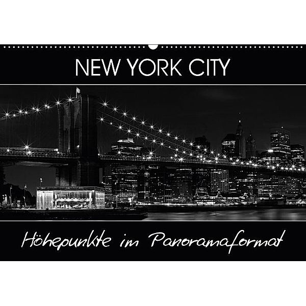 NEW YORK CITY Höhepunkte im Panoramaformat (Wandkalender 2017 DIN A2 quer), Melanie Viola