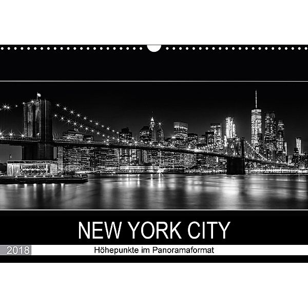 NEW YORK CITY Höhepunkte im Panoramaformat (Wandkalender 2018 DIN A3 quer) Dieser erfolgreiche Kalender wurde dieses Jah, Melanie Viola