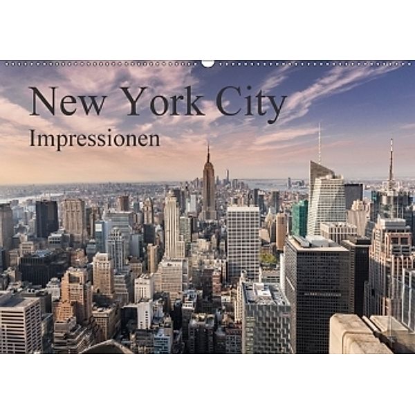 New York City Impressionen / Geburtstagskalender (Wandkalender 2017 DIN A2 quer), Markus Aatz