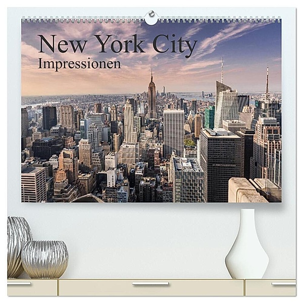 New York City Impressionen (hochwertiger Premium Wandkalender 2024 DIN A2 quer), Kunstdruck in Hochglanz, Markus Aatz