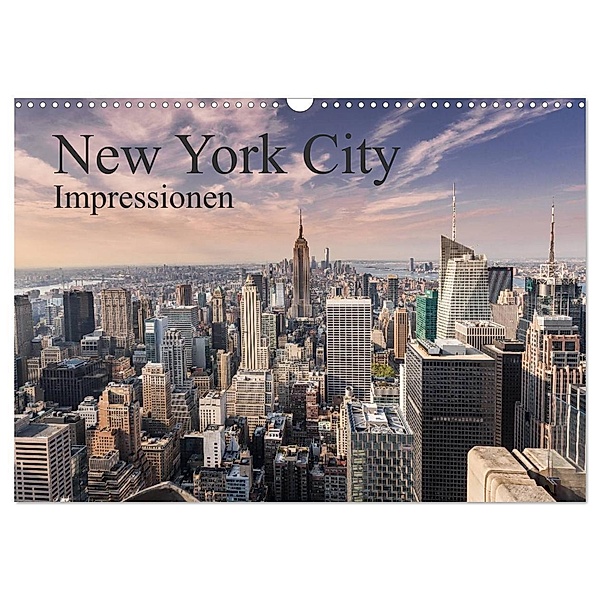 New York City Impressionen (Wandkalender 2024 DIN A3 quer), CALVENDO Monatskalender, Markus Aatz