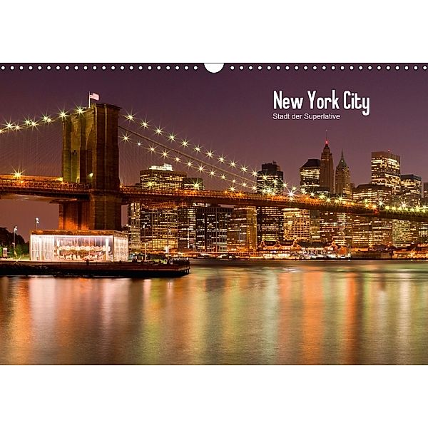 New York City - Stadt der Superlative (AT - Version) (Wandkalender 2014 DIN A3 quer), Melanie Viola