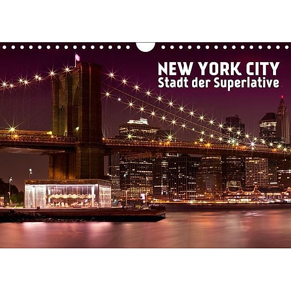 New York City - Stadt der Superlative (Wandkalender 2017 DIN A4 quer), Melanie Viola