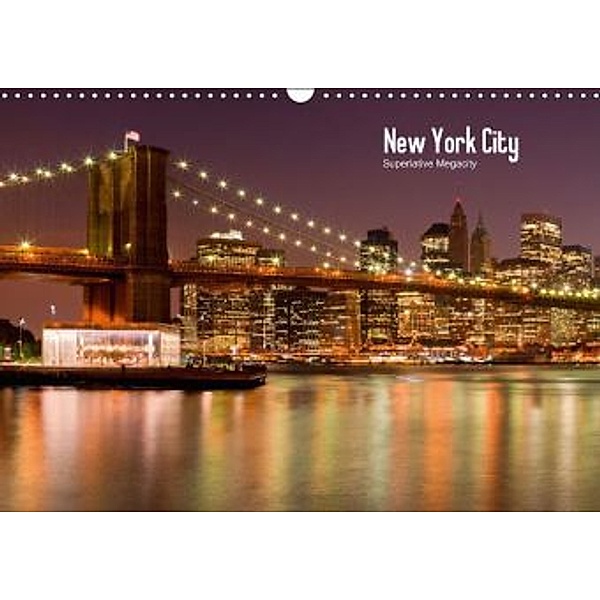New York City - Superlative Megacity (FIN-Version) (Wall Calendar 2015 DIN A3 Landscape), Melanie Viola