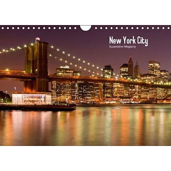 New York City - Superlative Megacity (FIN-Version) (Wall Calendar 2015 DIN A4 Landscape), Melanie Viola