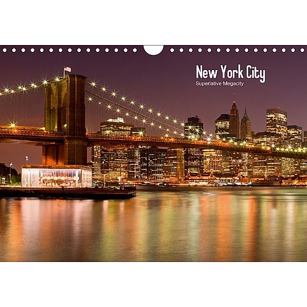 New York City - Superlative Megacity (NL-Version) (Wandkalender 2014 DIN A4 vertikaal), Melanie Viola
