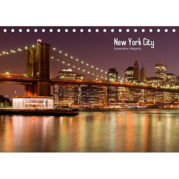 New York City - Superlative Megacity (UK-Version) (Table Calendar 2014 DIN A5 Landscape), Melanie Viola