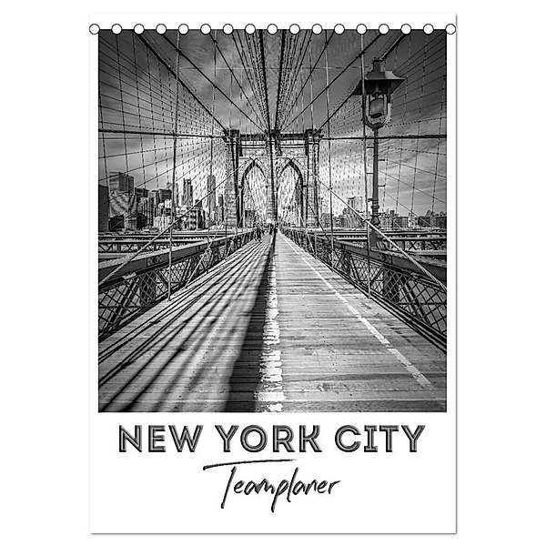 NEW YORK CITY Teamplaner (Tischkalender 2024 DIN A5 hoch), CALVENDO Monatskalender, Melanie Viola