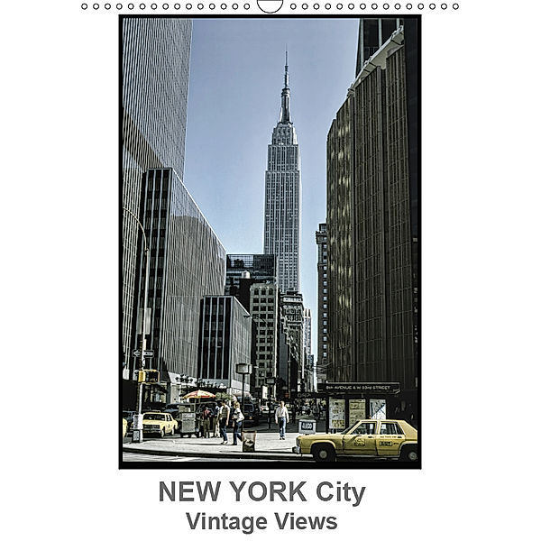 New York City - Vintage Views (Wall Calendar 2019 DIN A3 Portrait), Michael Schulz-Dostal