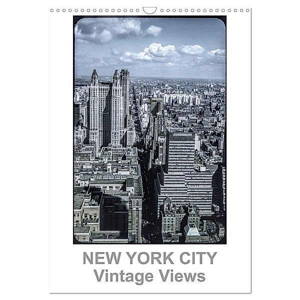 NEW YORK CITY - Vintage Views (Wandkalender 2024 DIN A3 hoch), CALVENDO Monatskalender, Michael Schulz-Dostal