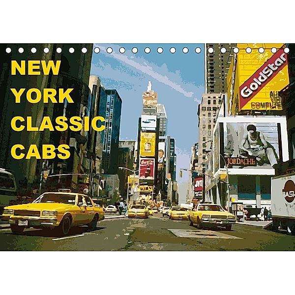 New York Classic Cabs (Tischkalender 2020 DIN A5 quer), Tom Freiwah Oldtimer-Art.de