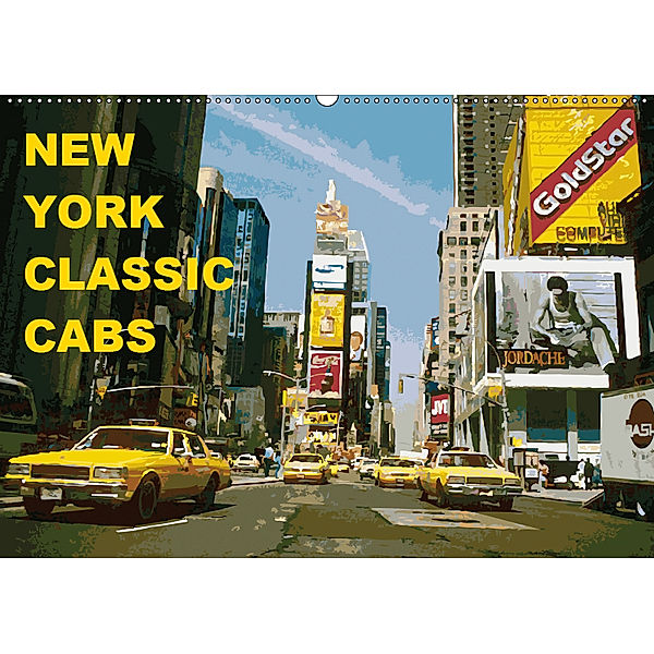New York Classic Cabs (Wandkalender 2019 DIN A2 quer), Tom Freiwah Oldtimer-Art.de