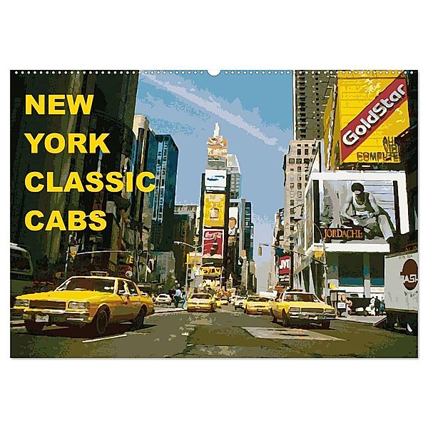 New York Classic Cabs (Wandkalender 2025 DIN A2 quer), CALVENDO Monatskalender, Calvendo, Tom Freiwah Oldtimer-Art.de