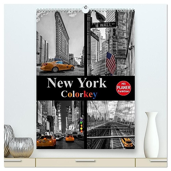 New York Colorkey (hochwertiger Premium Wandkalender 2024 DIN A2 hoch), Kunstdruck in Hochglanz, Carina Buchspies