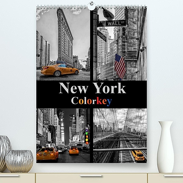 New York Colorkey (Premium, hochwertiger DIN A2 Wandkalender 2023, Kunstdruck in Hochglanz), Carina Buchspies