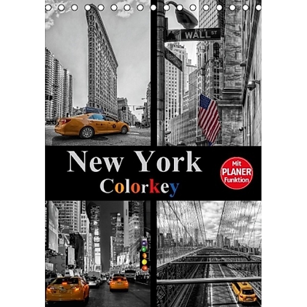 New York Colorkey (Tischkalender 2016 DIN A5 hoch), Carina Buchspies