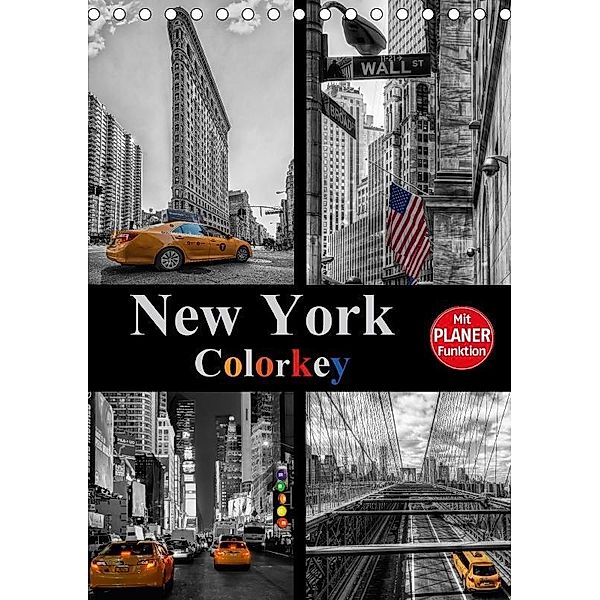 New York Colorkey (Tischkalender 2017 DIN A5 hoch), Carina Buchspies