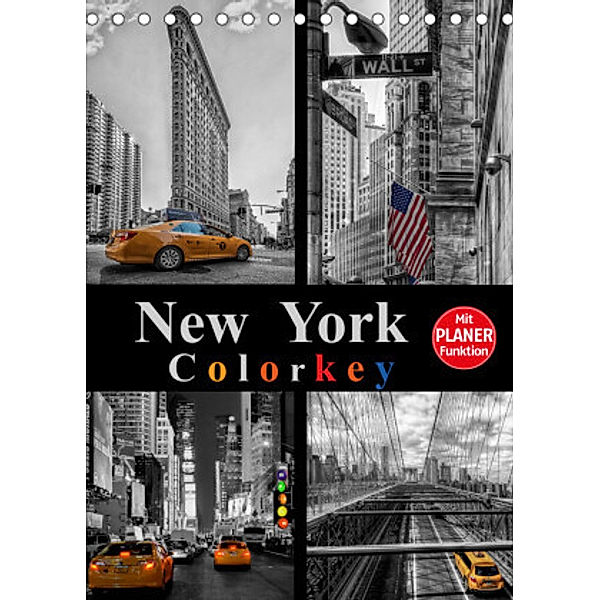 New York Colorkey (Tischkalender 2022 DIN A5 hoch), Carina Buchspies