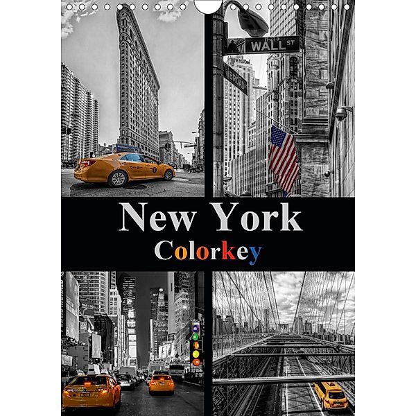 New York Colorkey (Wandkalender 2021 DIN A4 hoch), Carina Buchspies