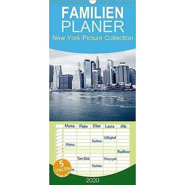New York - Familienplaner hoch (Wandkalender 2020 , 21 cm x 45 cm, hoch)