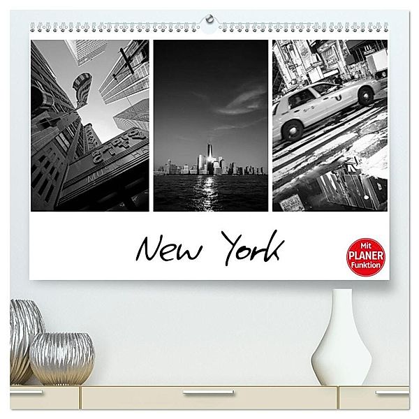 New York (hochwertiger Premium Wandkalender 2024 DIN A2 quer), Kunstdruck in Hochglanz, Jeanette Dobrindt