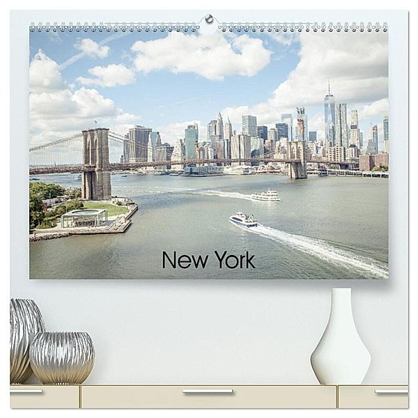 New York (hochwertiger Premium Wandkalender 2024 DIN A2 quer), Kunstdruck in Hochglanz, Philipp Blaschke