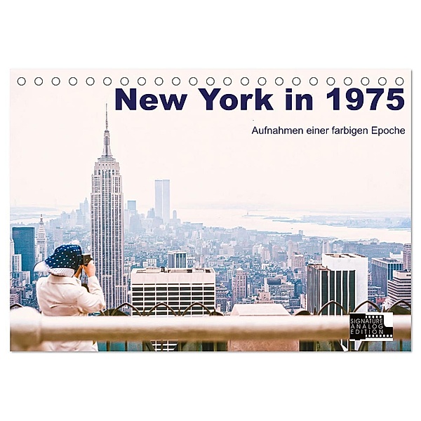 New York in 1975 (Tischkalender 2024 DIN A5 quer), CALVENDO Monatskalender, Michael Schulz-Dostal