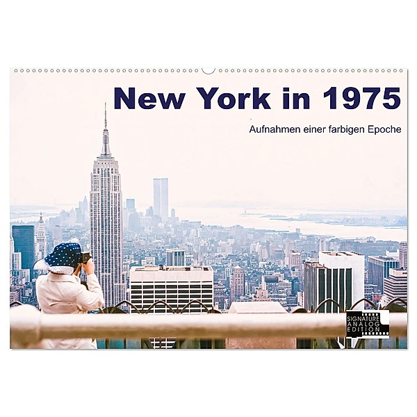 New York in 1975 (Wandkalender 2025 DIN A2 quer), CALVENDO Monatskalender, Calvendo, Michael Schulz-Dostal