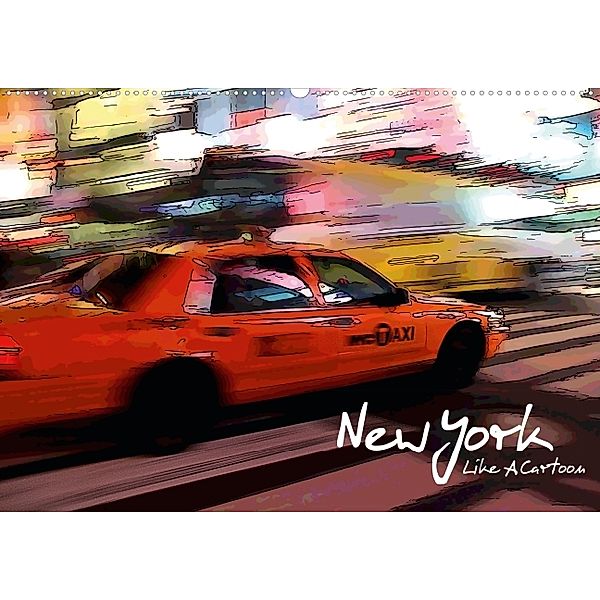 New York Like A Cartoon (Posterbuch DIN A3 quer), Reiner Silberstein