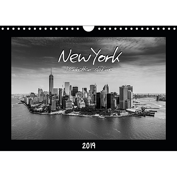 NEW YORK - Manhattan skyline 2019 (Wall Calendar 2019 DIN A4 Landscape), TOBY SEIFINGER