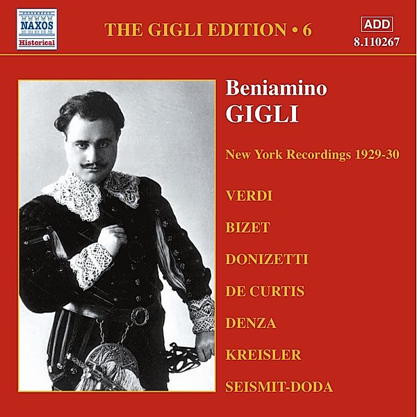 New York Recordings (Vol.6), Beniamino Gigli