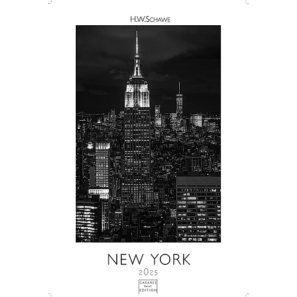 New York schwarz-weiss 2025 L 59x42cm, H. W. Schawe