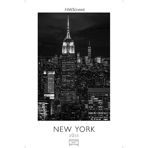 New York schwarz-weiss 2025 L 59x42cm, H.W. Schawe