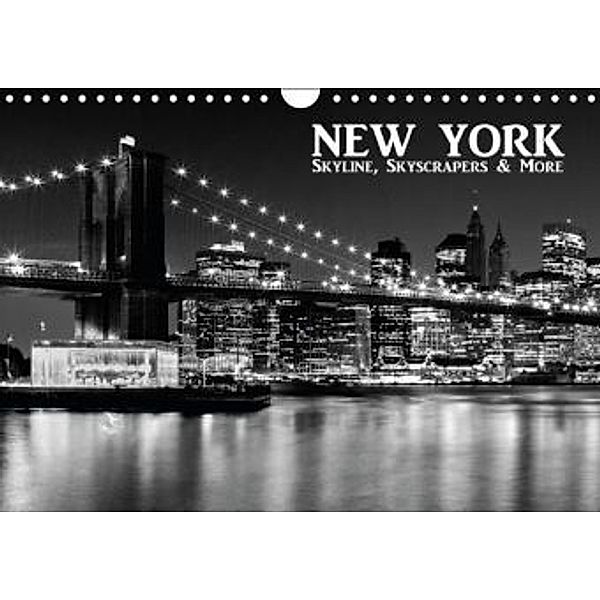 NEW YORK - Skyline, Skyscrapers & More (UK - Version) (Wall Calendar 2014 DIN A4 Landscape), Melanie Viola