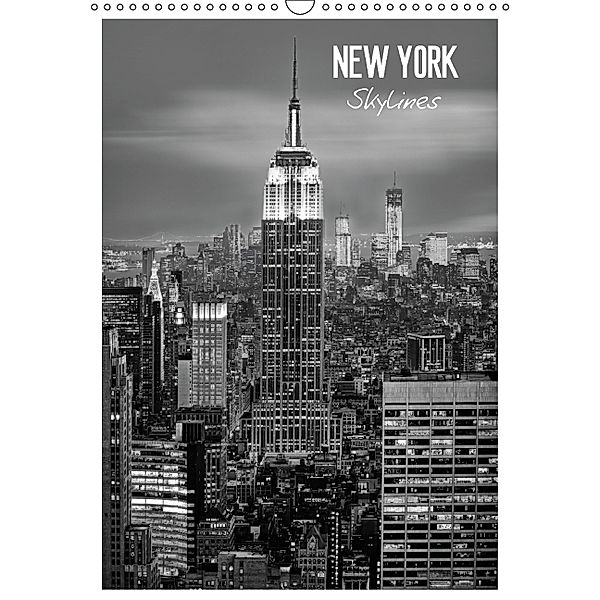 NEW YORK Skylines (AT - Version) (Wandkalender 2014 DIN A3 hoch), Melanie Viola