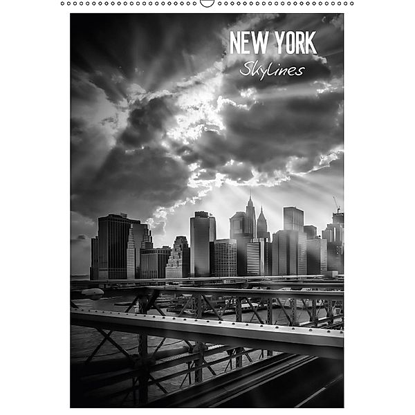 NEW YORK Skylines (Wandkalender 2018 DIN A2 hoch), Melanie Viola