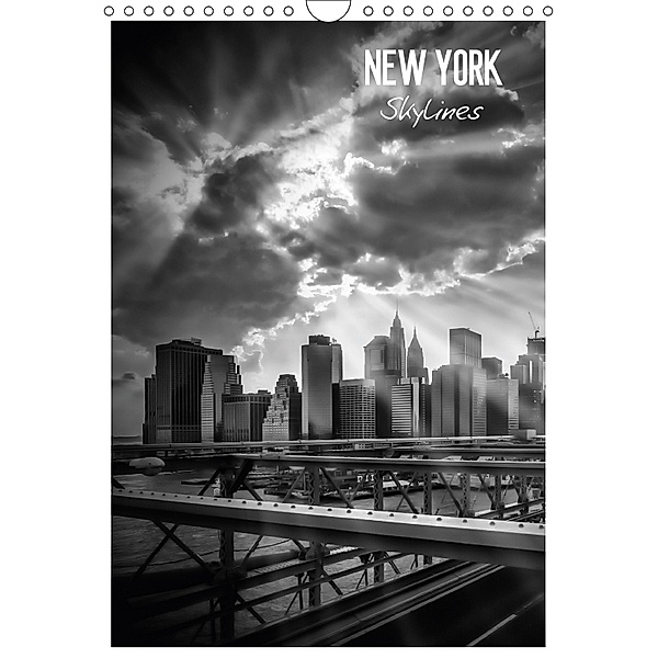NEW YORK Skylines (Wandkalender 2018 DIN A4 hoch), Melanie Viola