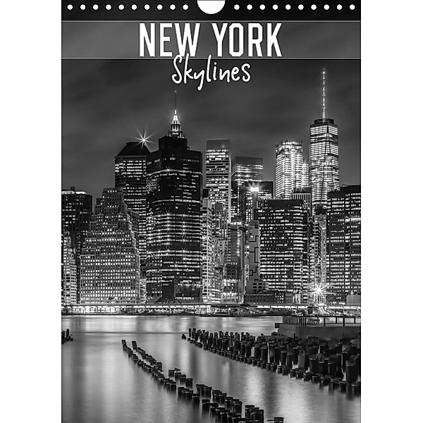 NEW YORK Skylines (Wandkalender 2019 DIN A4 hoch), Melanie Viola