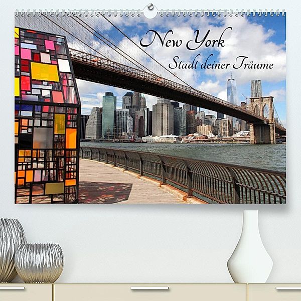 New York - Stadt deiner Träume (Premium, hochwertiger DIN A2 Wandkalender 2023, Kunstdruck in Hochglanz), Rabea Albilt