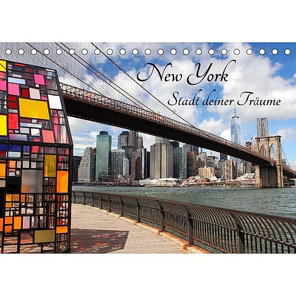 New York - Stadt deiner Träume (Tischkalender 2023 DIN A5 quer), Rabea Albilt