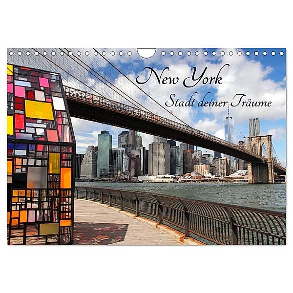 New York - Stadt deiner Träume (Wandkalender 2024 DIN A4 quer), CALVENDO Monatskalender, Rabea Albilt
