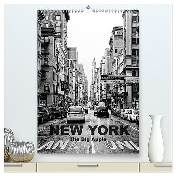 New York - The Big Apple (hochwertiger Premium Wandkalender 2024 DIN A2 hoch), Kunstdruck in Hochglanz, Diana Klar
