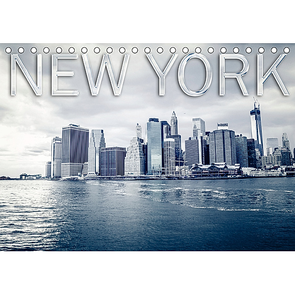 New York (Tischkalender 2019 DIN A5 quer), Edel-One