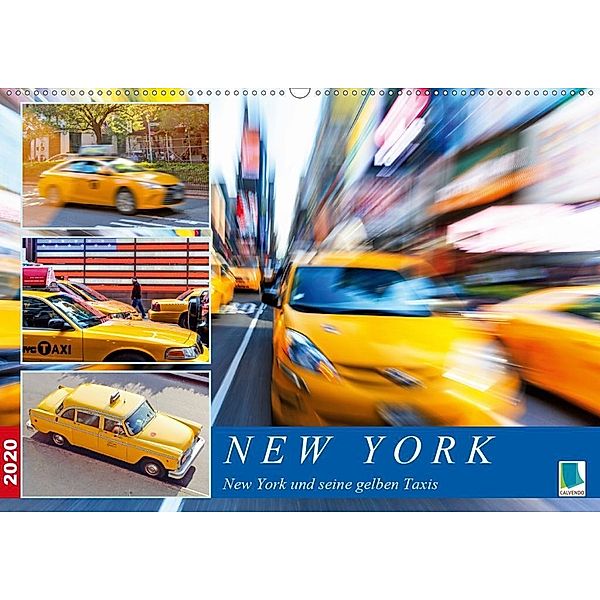 New York und seine gelben Taxis (Wandkalender 2020 DIN A2 quer)