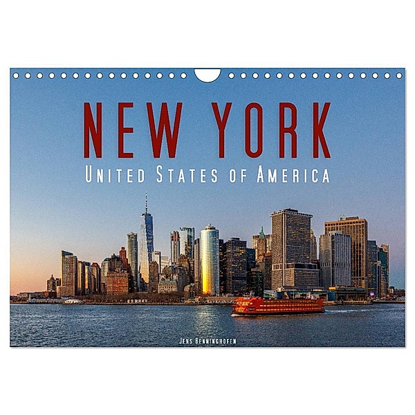 New York - United States of America (Wandkalender 2024 DIN A4 quer), CALVENDO Monatskalender, Jens Benninghofen