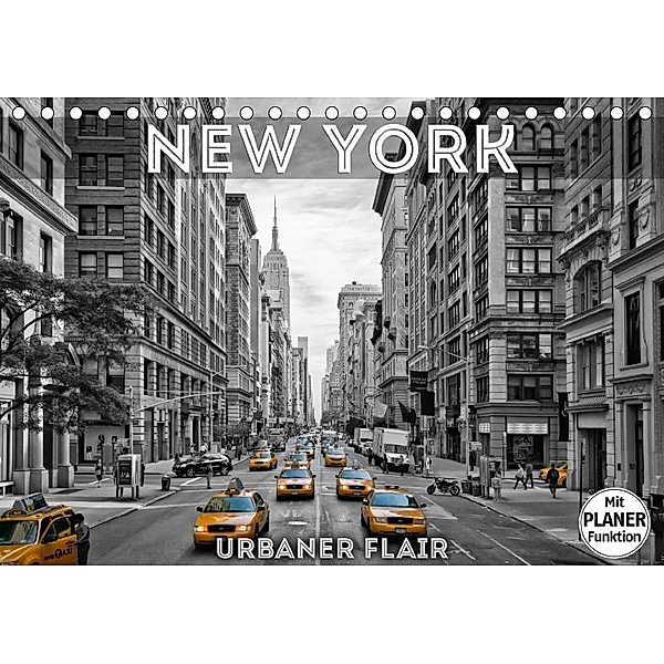 NEW YORK Urbaner Flair (Tischkalender 2017 DIN A5 quer), Melanie Viola