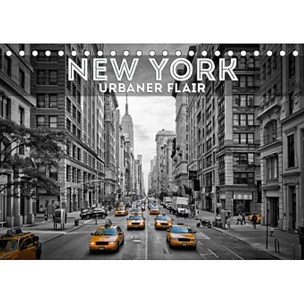 NEW YORK Urbaner Flair (Tischkalender 2022 DIN A5 quer), Melanie Viola
